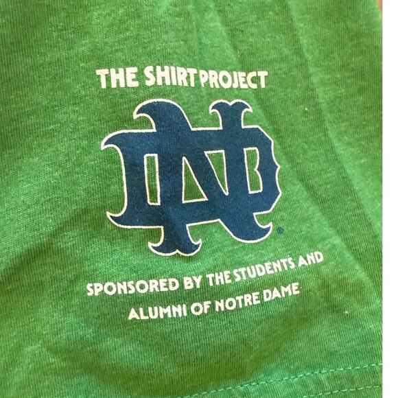 NOTRE DAME UNIVERSITY Football March on to Victory 2023 Tee T-shirt 3XL - Picture 3 of 7